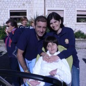 Rossella con la Mamma ed il papà